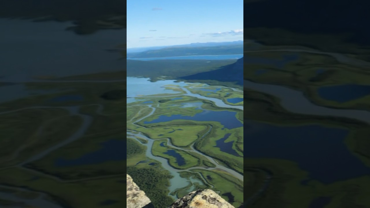 Places in Sweden that don&rsquo;t feel real 🤯 #travel #adventure #explore #nature #sweden