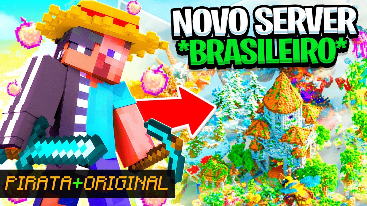NOVO SERVIDOR de SURVIVAL para MINECRAFT 1.21+ com ECONOMIA, CLANS, EVENTOS, SKILLS e MUITO MAIS