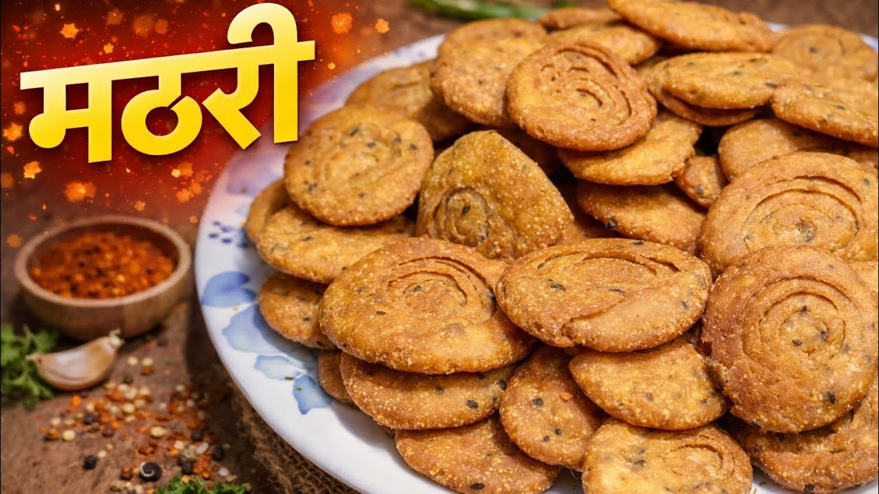 खस्ता और परतों वाली मठरी बनाने की आसान रेसिपी | Perfect tea time snack