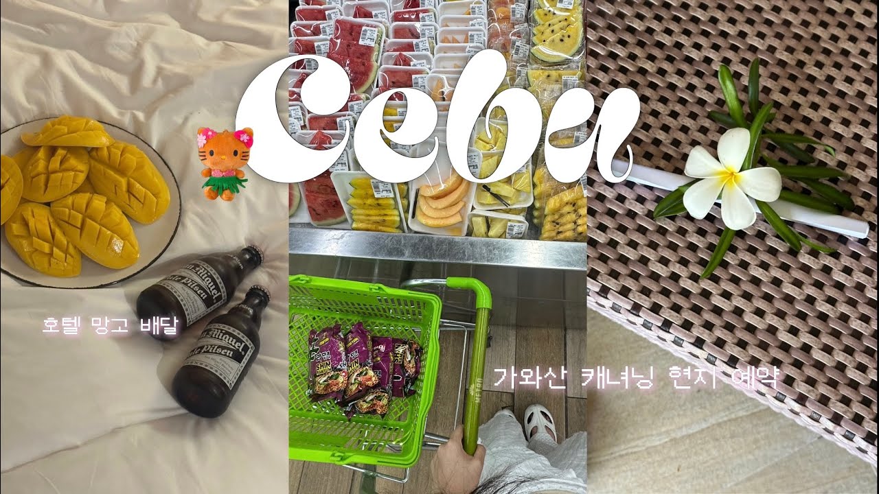 세부에서 제일 바빴던 하루 🇵🇭💦 ep2  | 가와산 캐녀닝👉🏻세부시티👉🏻막탄