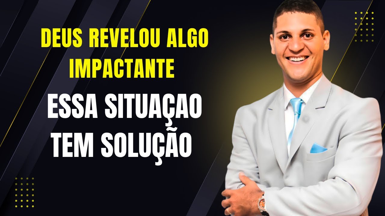 AO VIVO, Jesus está chegando com solução! 