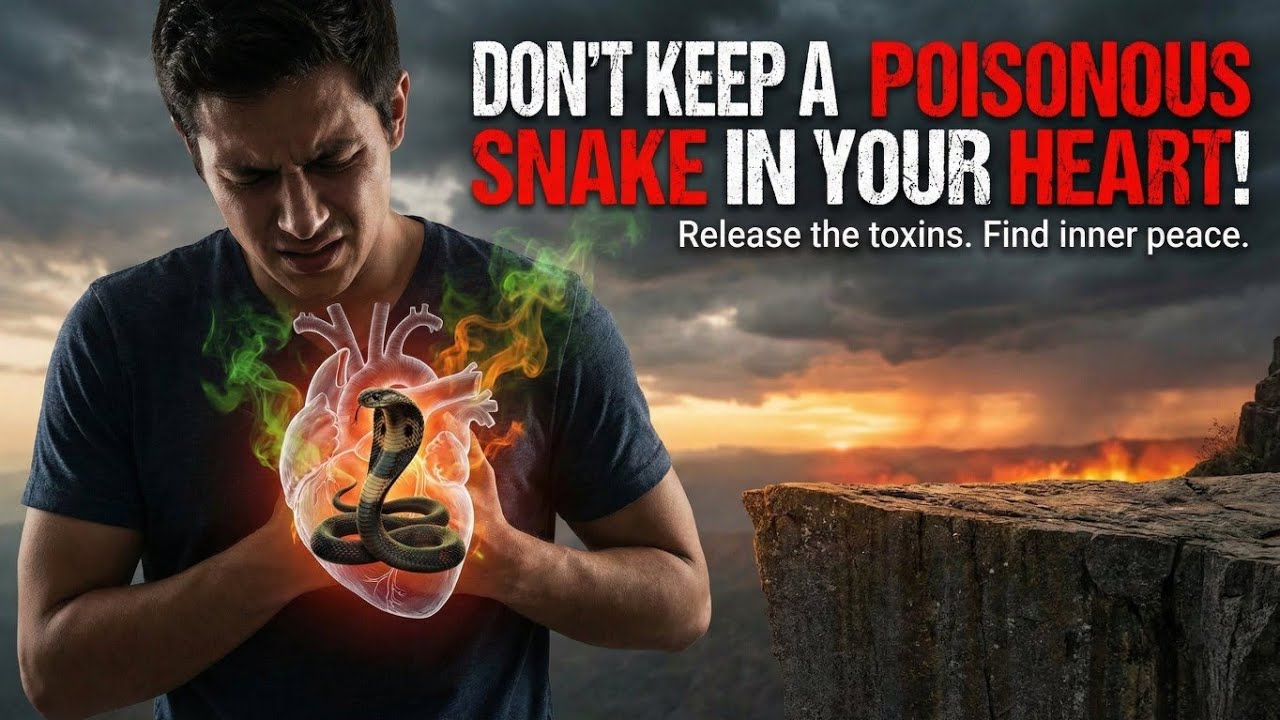 Don’t keep a poisonous snake in your heart!