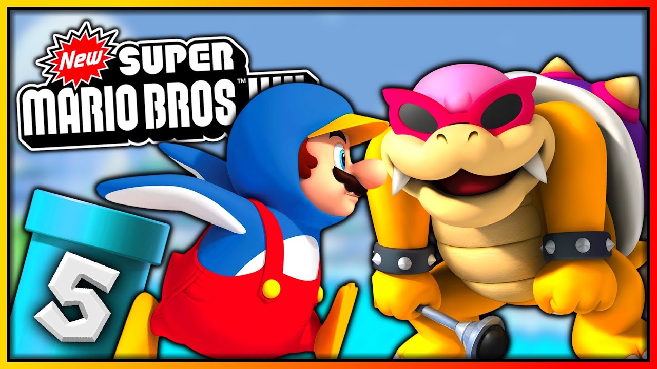 Roys Rätselschloss & Pinguin-Rutschpartie in der Eiswelt! 🍄 NEW SUPER MARIO BROS. WII [#05]