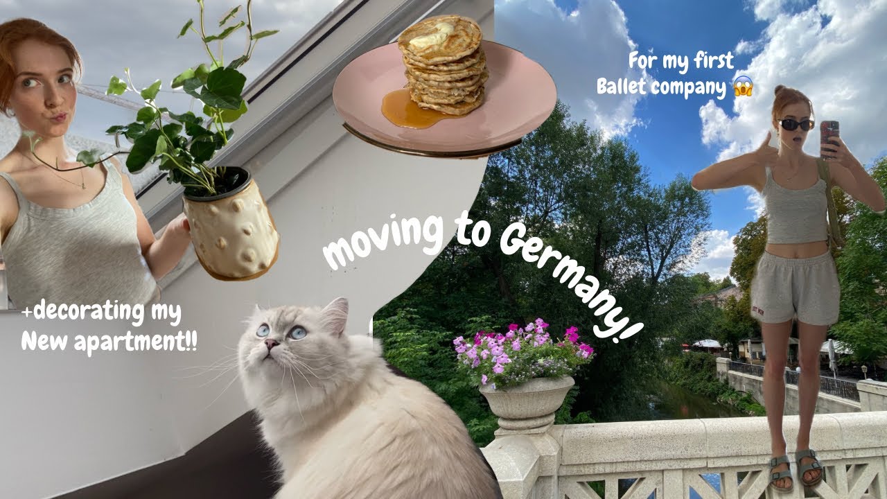 VLOG/ moving to Germany, my first ballet company + new apartment tour