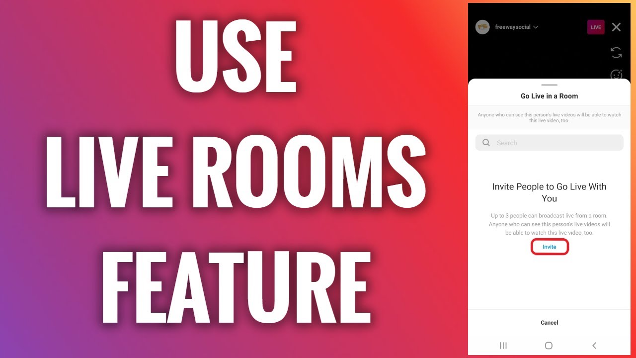 How To Use Instagram Live Rooms Feature