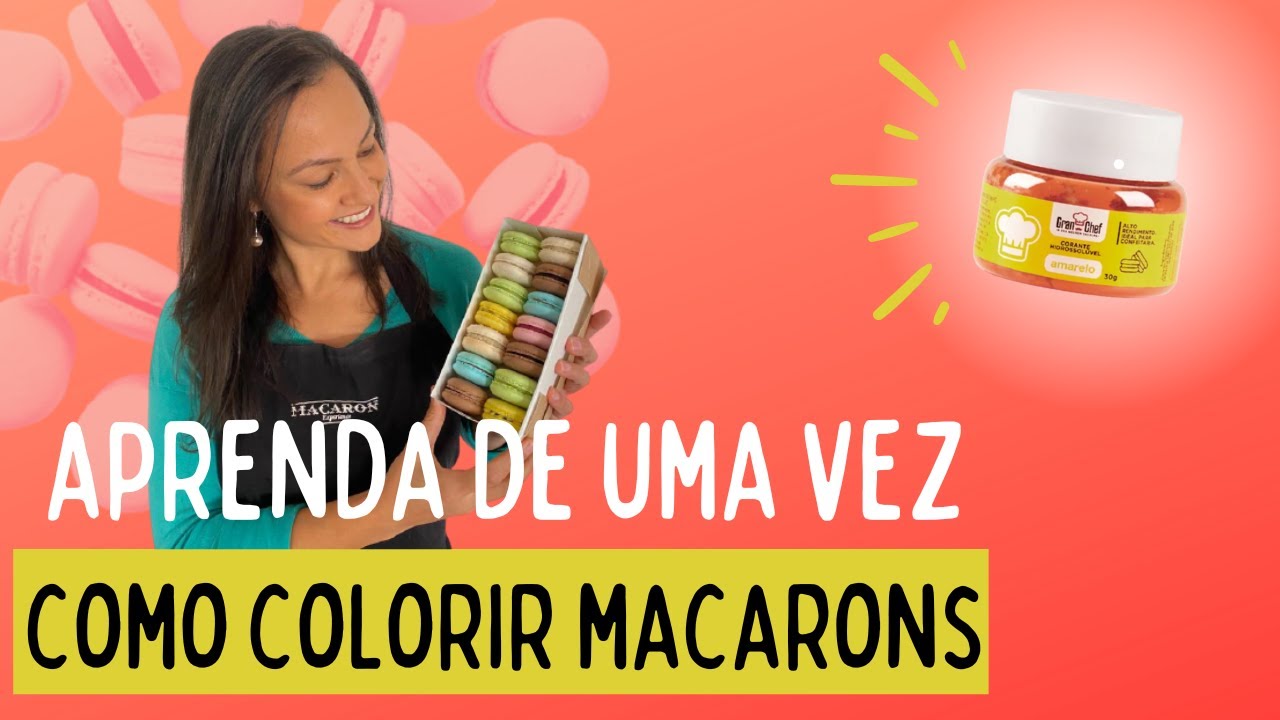 Live #53 - Os segredos dos corantes para macarons