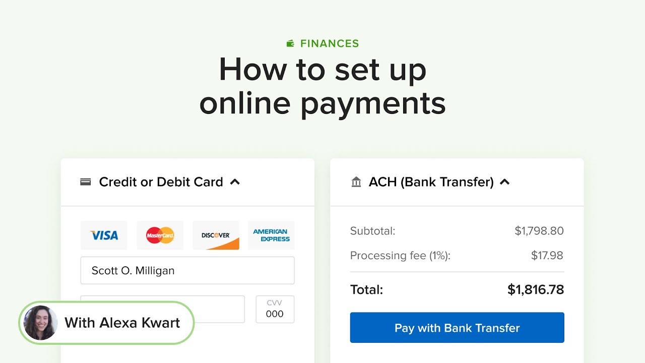 Setting Up Online Payments