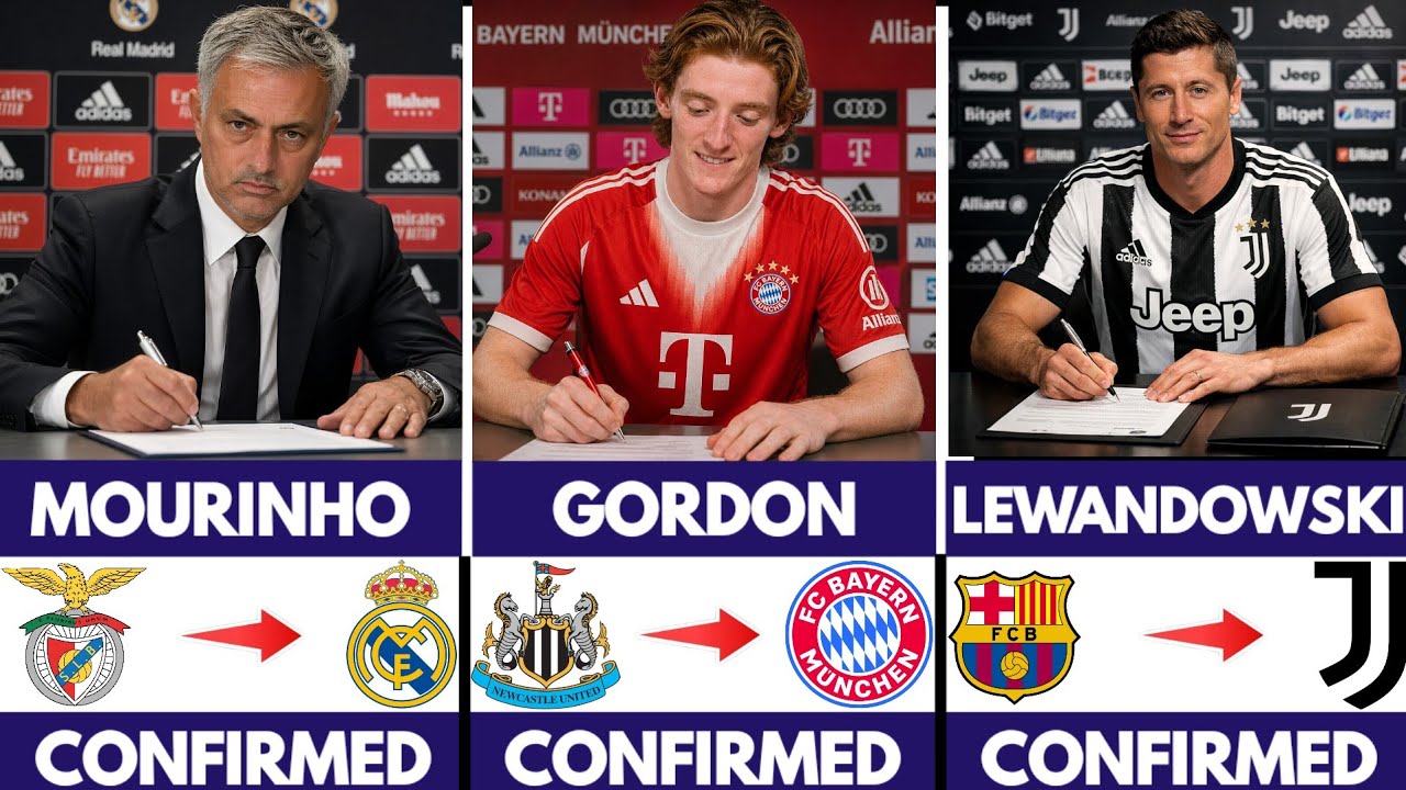 🚨 DONE DEALS! CONFIRMED TRANSFERS NEWS AND RUMOURS TRANSFERS SUMMER 2026 🔥 |MOURINHO✔️GORDON✔️ROBRT🔥