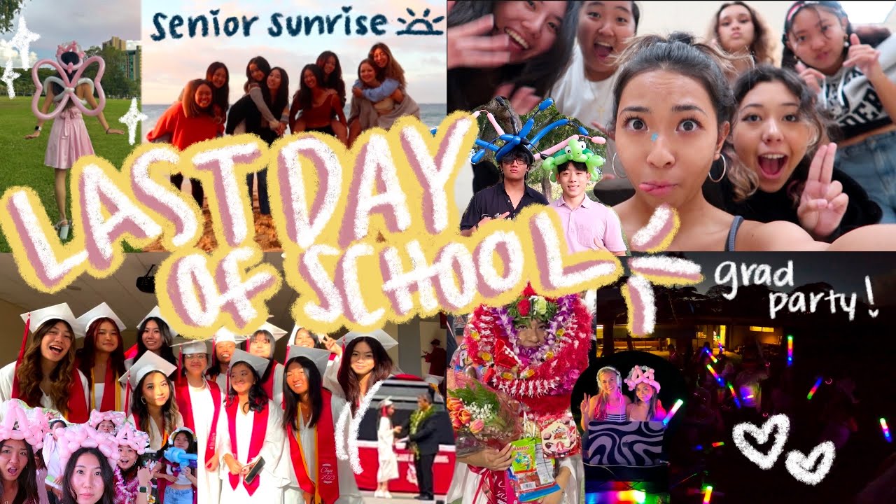 LAST DAY OF HIGH SCHOOL + GRADUATION VLOG