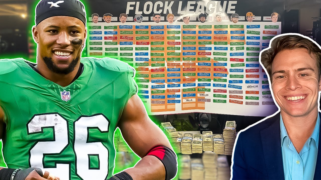 How I Crushed 11 Experts In My Fantasy Draft (Flock League)
