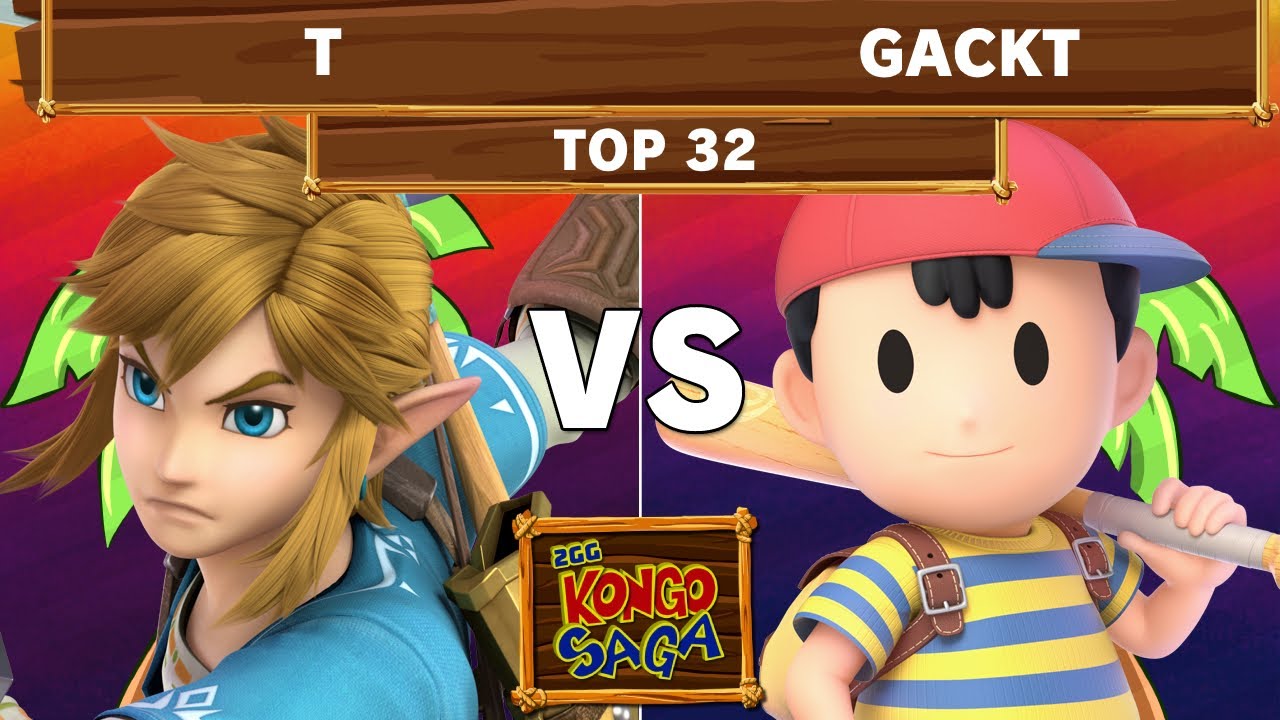 2GG Kongo Saga - T (Link) VS R2G | Gackt (Ness) Top 32 - Smash Ultimate