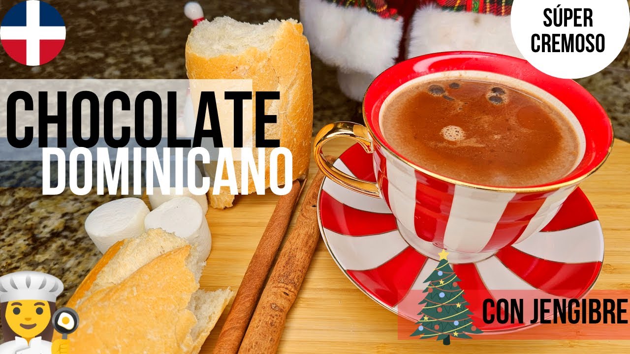 🔴CHOCOLATE con jengibre DOMINICANO de leche 🥛🔴 chocolate con jengibre y canela DOMINICANO