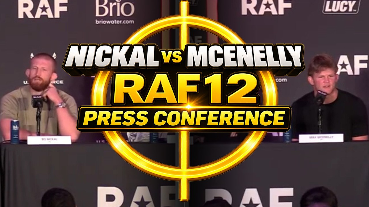 Bo Nickal vs. Max McEnelly RAF 12 Press Conference | Nickal vs. McEnelly | MMA Fighting