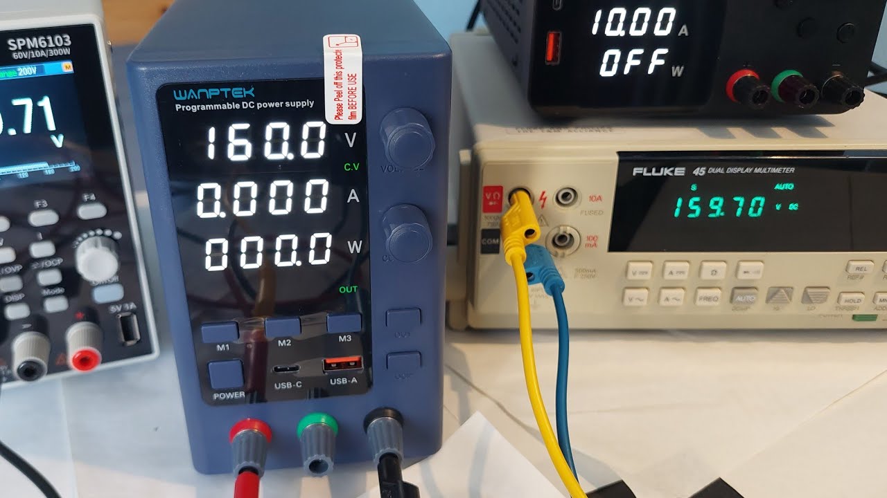 Wanptek EPS1602 terhelés teszt
