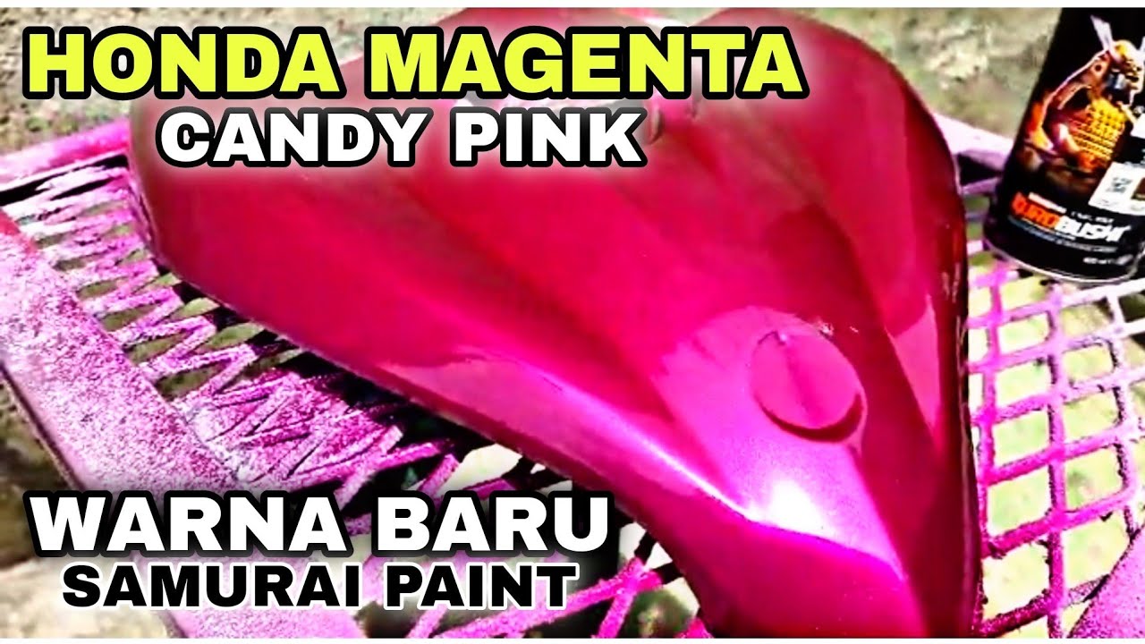 КОНФЕТНО-РОЗОВЫЙ ЦВЕТ || КРАСКА HONDA MAGENTA SAMURAI