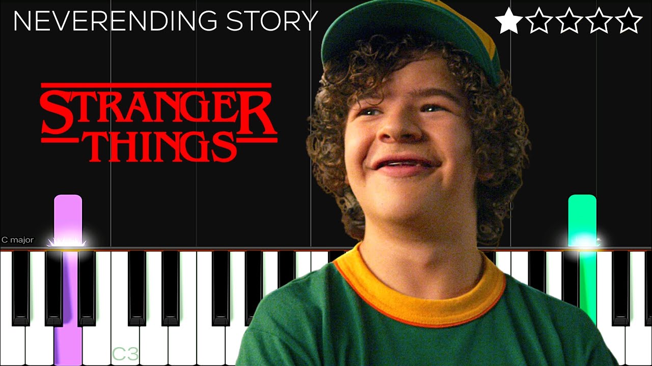 NeverEnding Story - Stranger Things | EASY Piano Tutorial