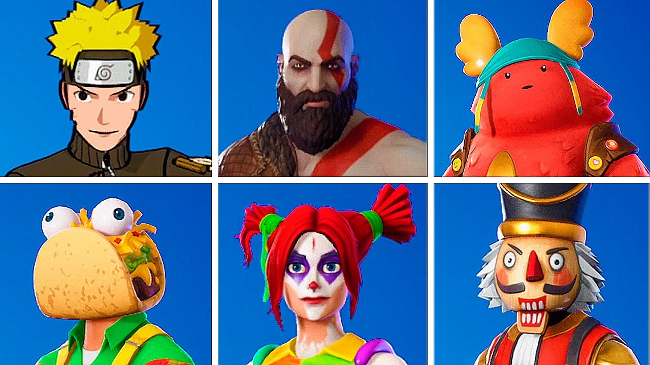 All Fortnite Skins and *ALL* Fortnite Characters - 1500 SKINS in Fortnite!