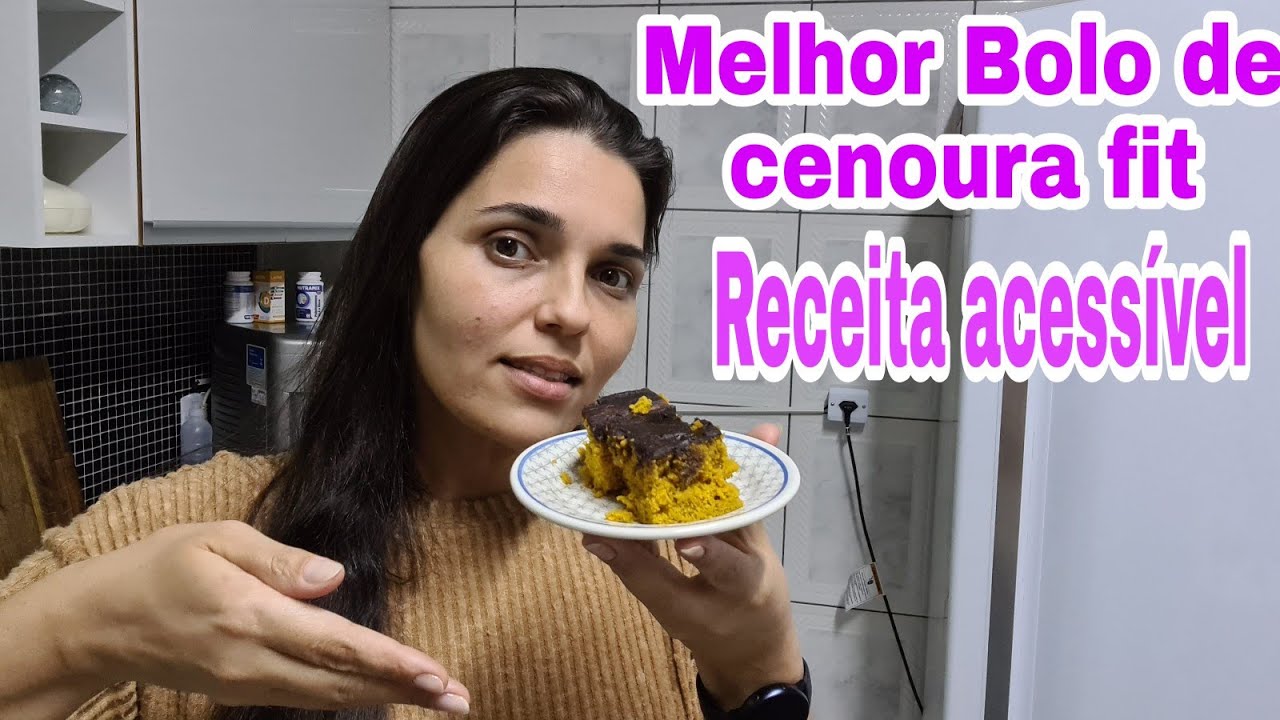 Bolo de cenoura fit - Prymazzei
