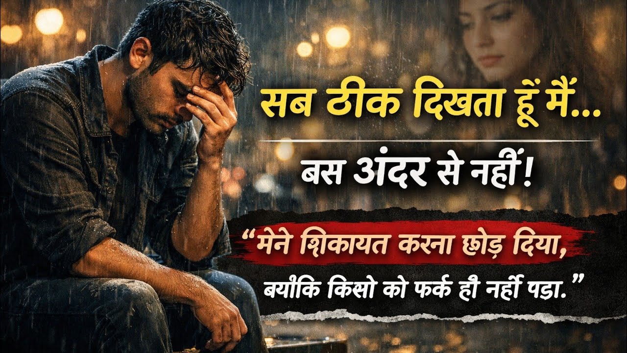 सब ठीक दिखता हूँ मैं… बस अंदर से नहीं | Heart Touching Sad Song | Emotional Song 2026