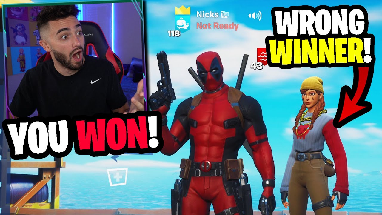 I crowned the wrong winner in my customs... (im sorry)