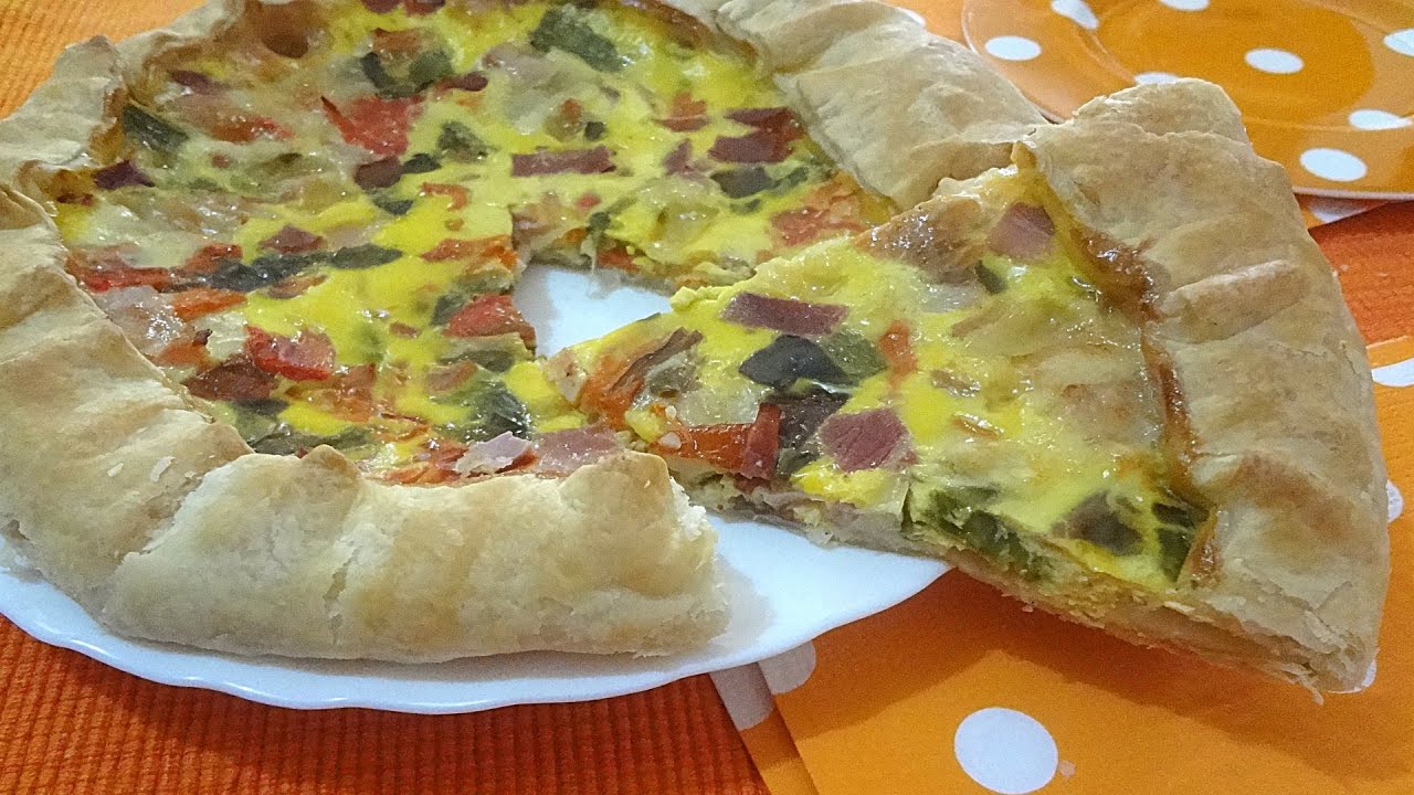 Torta salata ai peperoni