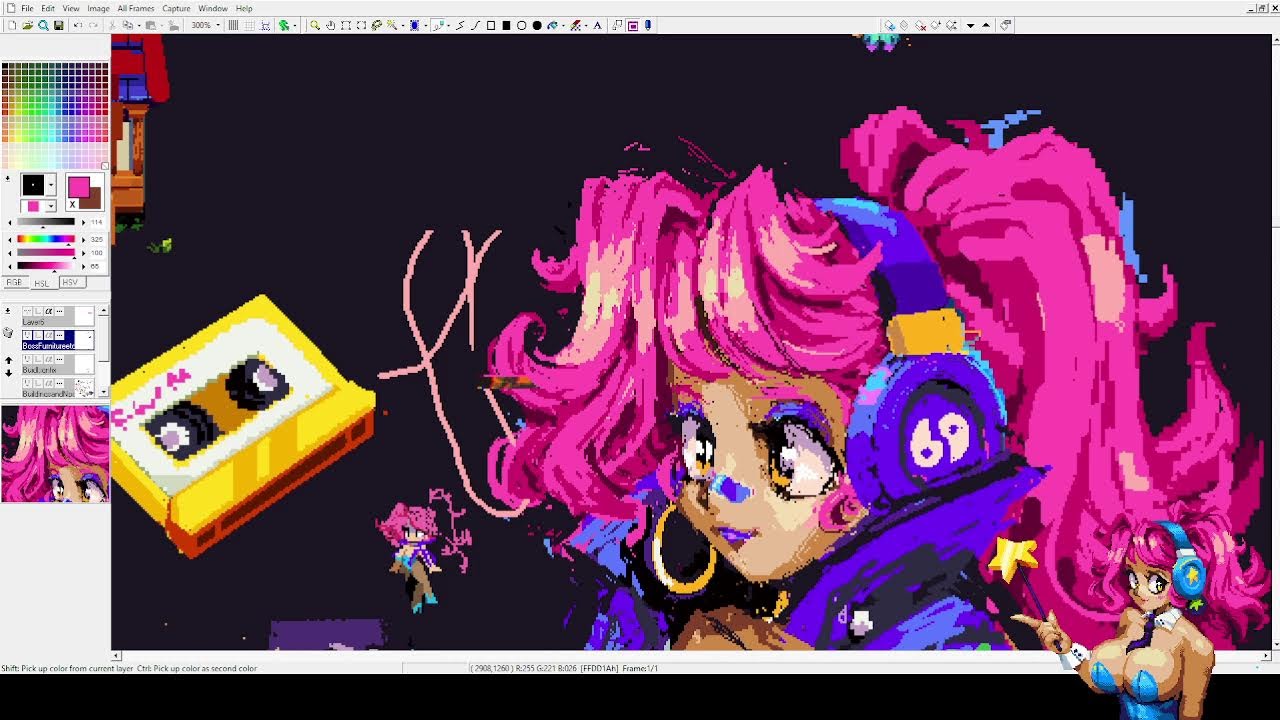 Bunny Game Art  ૮₍ ˶• ༝ •˶ ₎ა