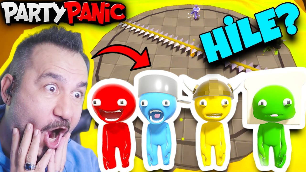 EGEMEN KAAN HİLE AÇTI ! | 4 KİŞİ PARTY PANİC OYNUYORUZ