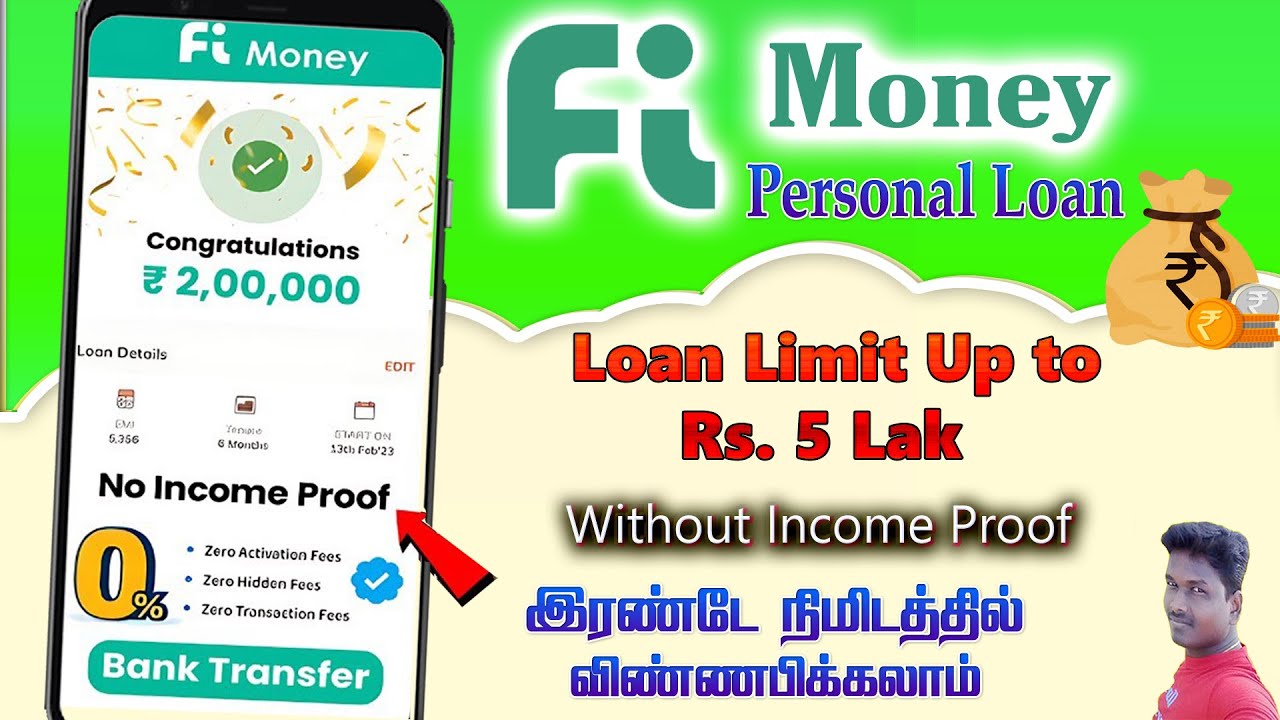 FI Money Personal Loan Pre Approved 200000 apply live process in Tamil @Tech and Technics