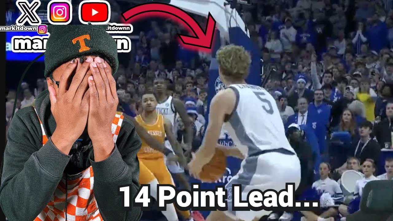 TENNESSEE FAN LIVE REACTS TO ANOTHER 2nd Half CHOKE PERFORMANCE vs Kentucky | CRAZY CRASHOUT😱