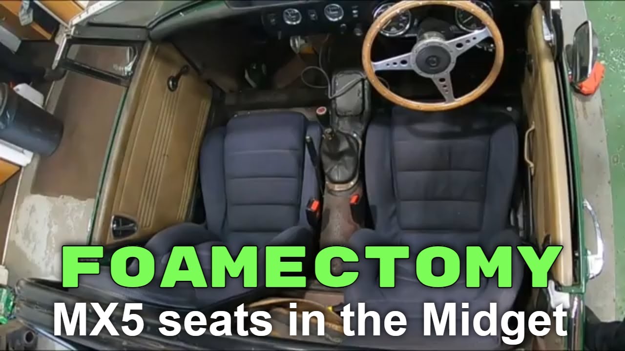 How to - MX5 seat foamectomy - More comfort and support in the Midget