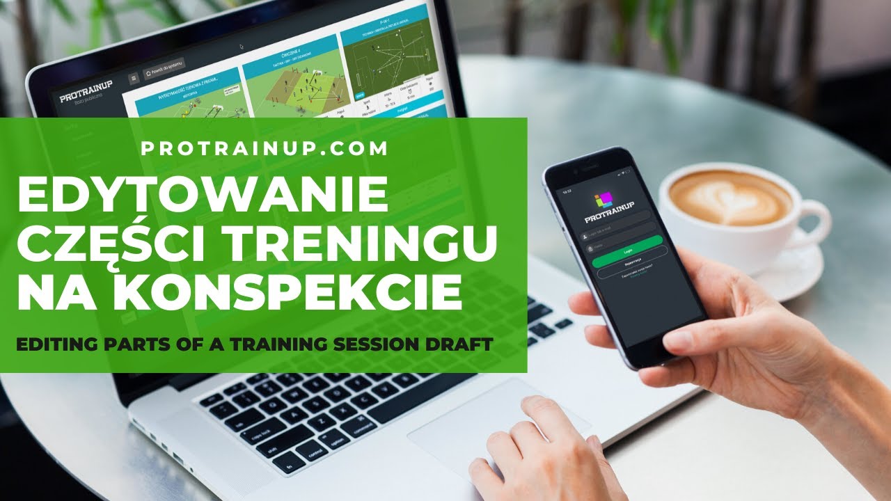 ProTrainUp - Edytowanie części treningu na konspekcie