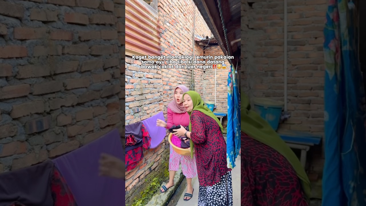 MAMAK DAN AYU KESENANGAN DAPAT COKLAT EHH TERNYATA CABE PEDAS‼️😱😭
