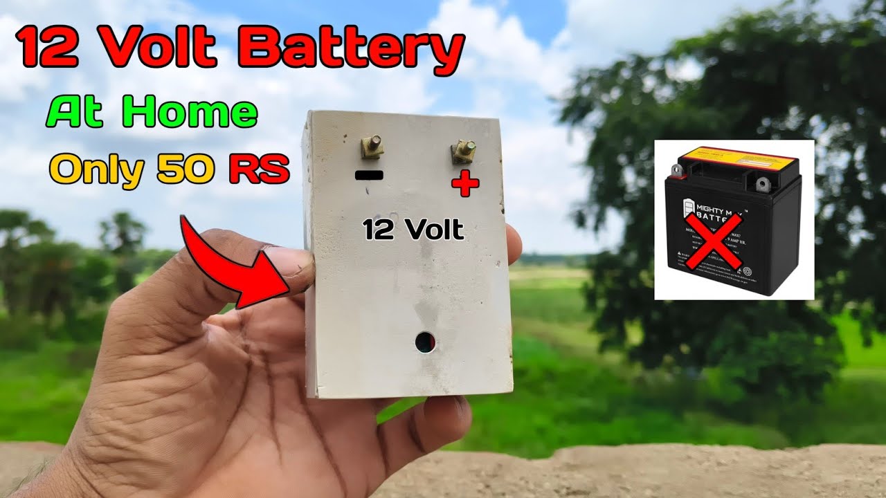 How To Make 12 Volt Battery || 12 Volt Battery Making At Home #diy #experiment 