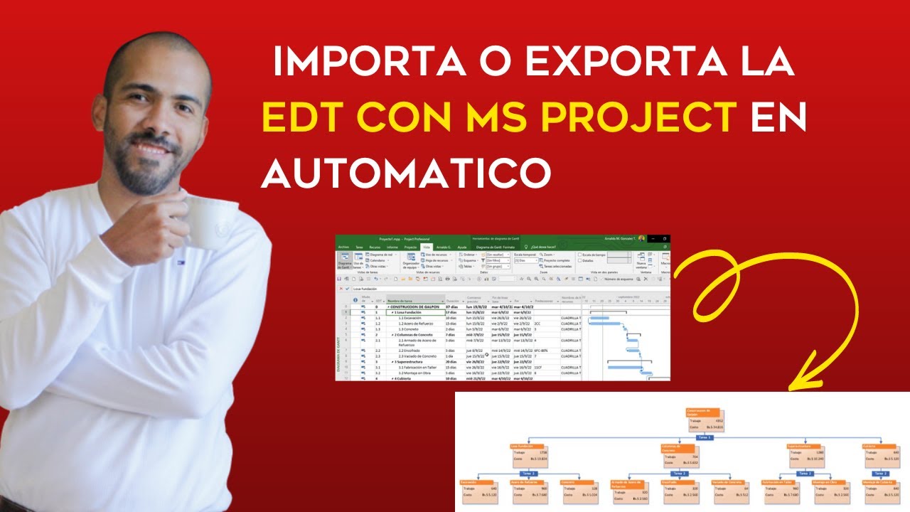 Importar y Exportar EDT con Ms Project