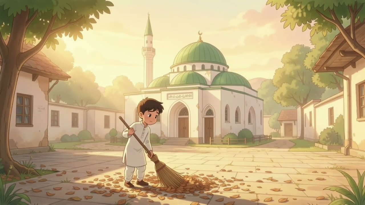 ছোট্ট ছেলের মসজিদ পরিষ্কার করার গল্প 🕌 | Islamic Moral Story Bangla | Kids Cartoon