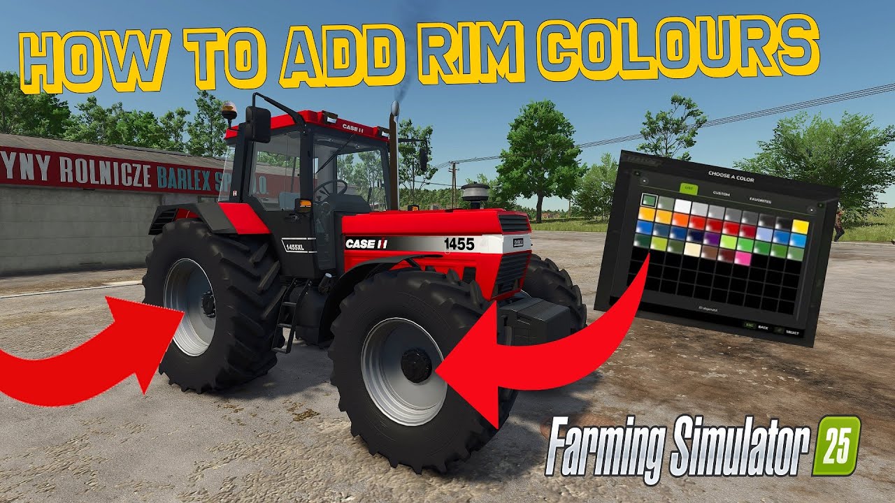How To Add RIM COLOURS To A Mod ! | Farming Simulator 25