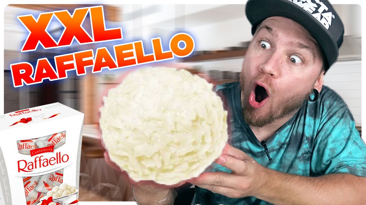 Vyrobil som XXL RAFFAELLO - 2.4kg sladkosť *obrovské*
