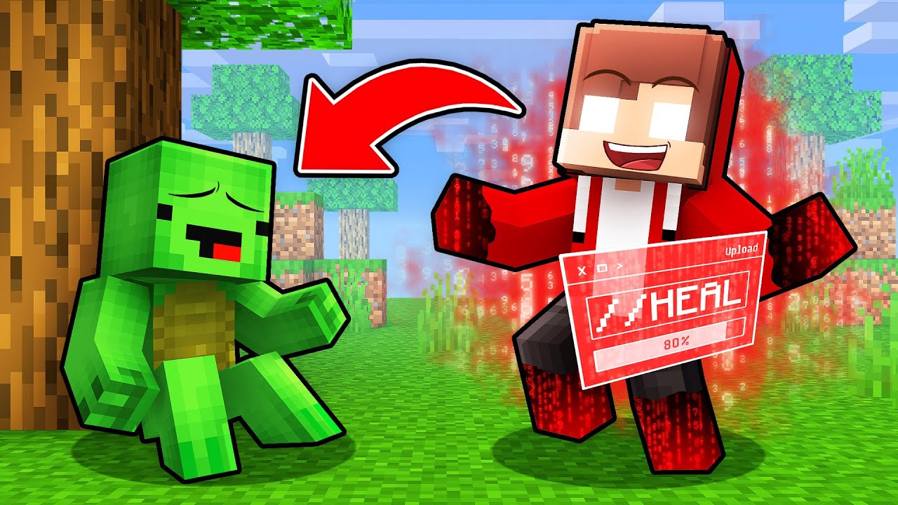 JJ Saved Mikey as a Helpful Admin in Minecraft (Maizen)