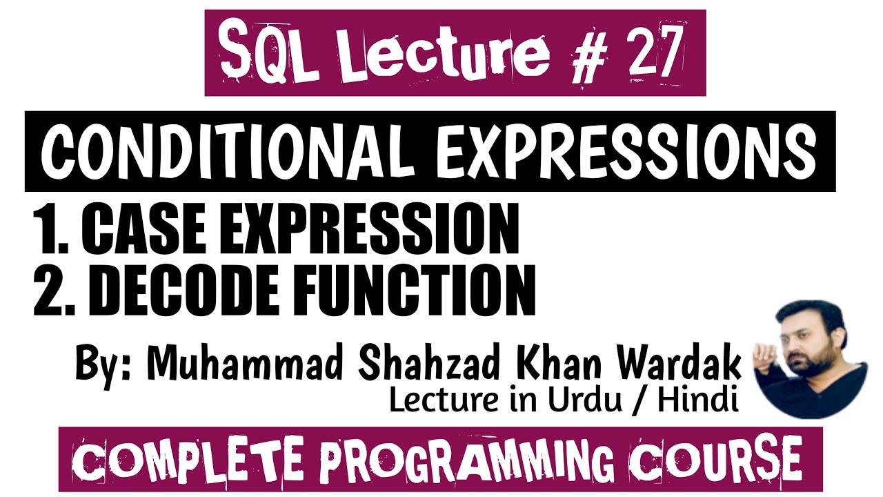 Case And Decode Function In Oracle SQL (IF THEN ELSE) With Examples | CASE DECODE FUNCTIONS