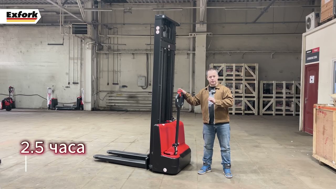 Обзор электроштабелёра SB12 и SB15 от EP-Equipment