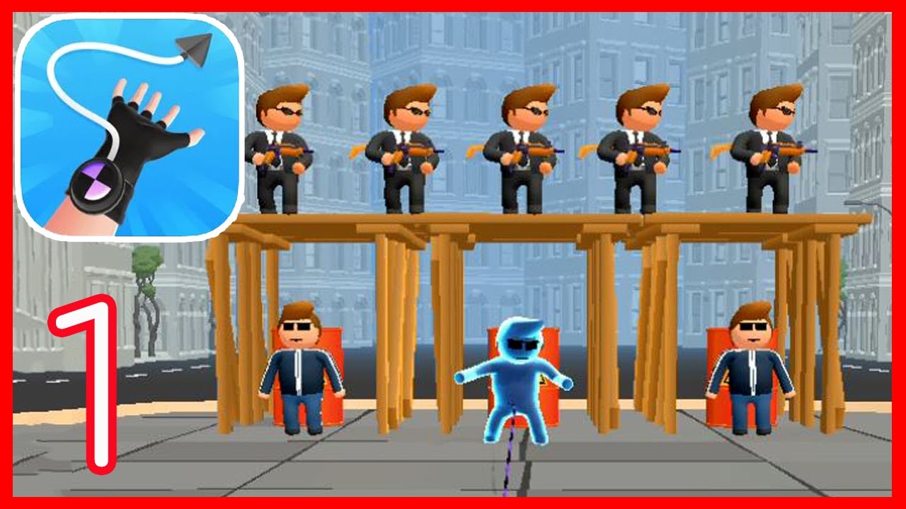 Ropeman 3D - Gameplay All Levels 1-30 (Android,iOS)
