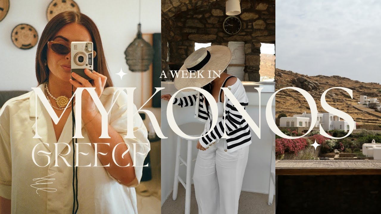 MYKONOS VLOG || DREAM GIRLS TRIP TO GREECE