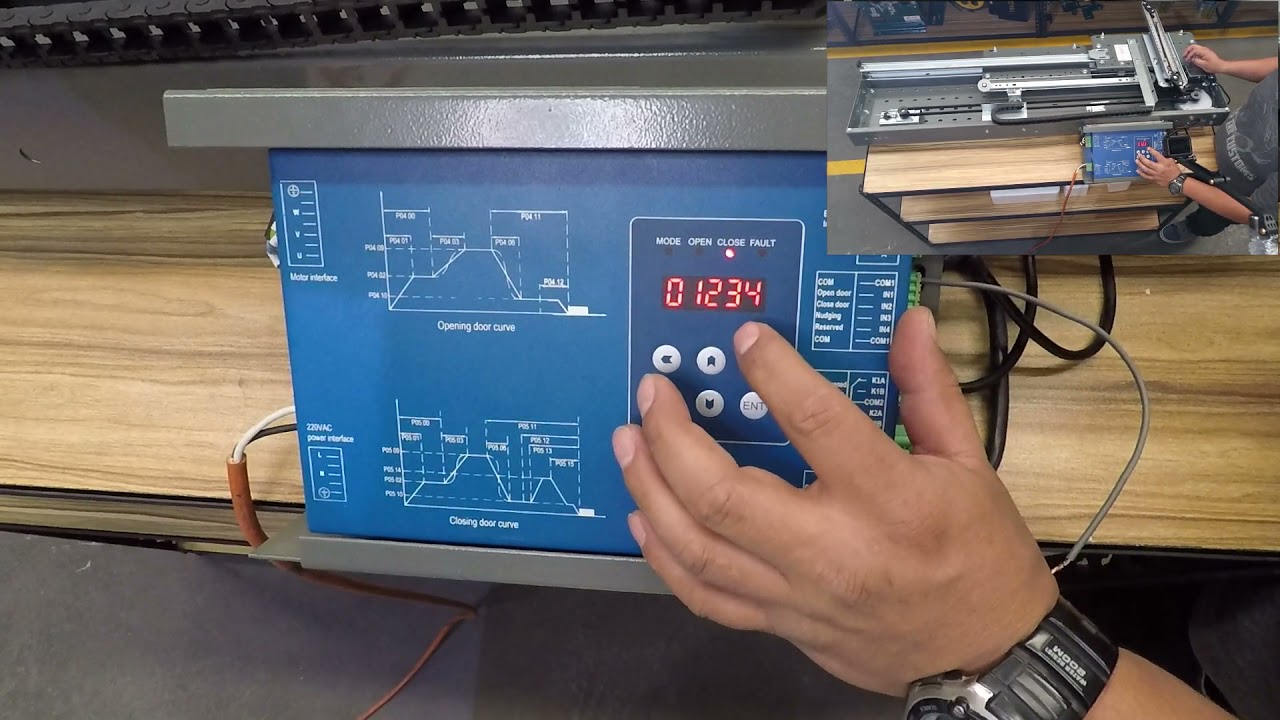 Como programar Operador de Puertas en menos de 10 min.  Con auotuning y funci&oacute;n de aprendizaje.