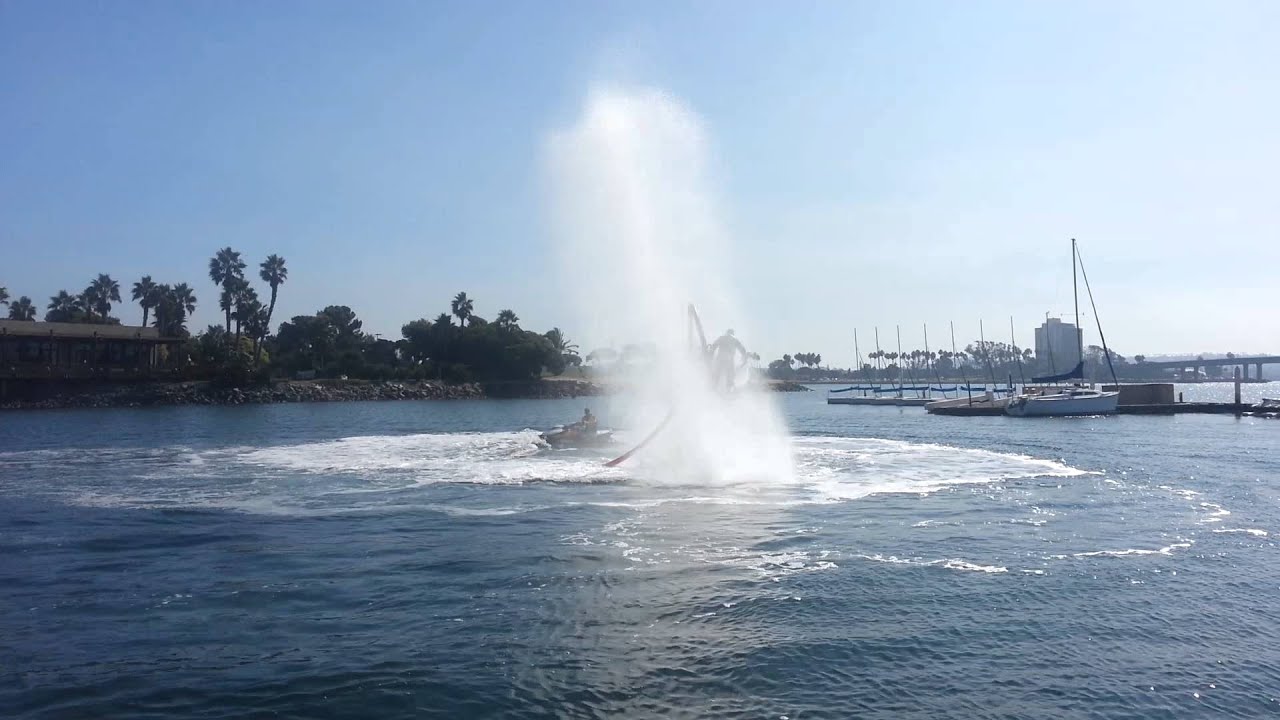 Aquatic Aviation's Aaron Gould Flyboarding Demonstration at Paradise Point Resort