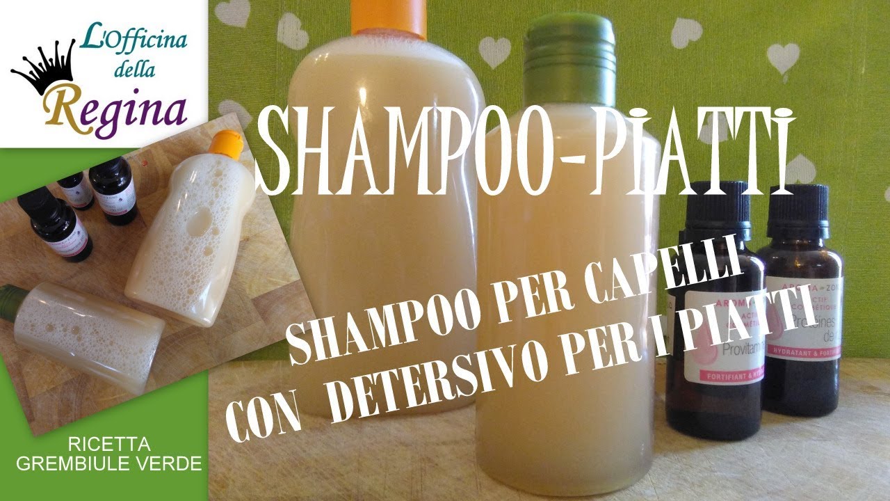 Shampoo-Piatti - Shampoo per capelli con detersivo per i piatti