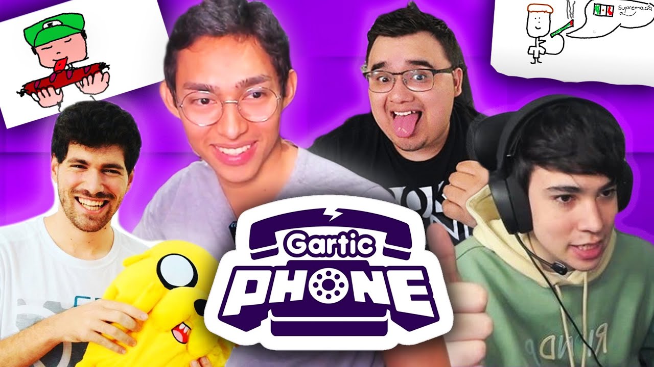 Los Mejores Dibujos de Fernan en Gartic Phone | Fernanfloo juega con El Ded, Mikecrack, Spreen…