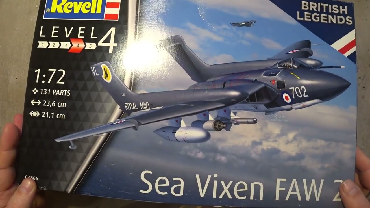 DH Sea Vixen FAW 2|Revell 1:72| Самолет-катастрофа, унесший жизни десятков людей