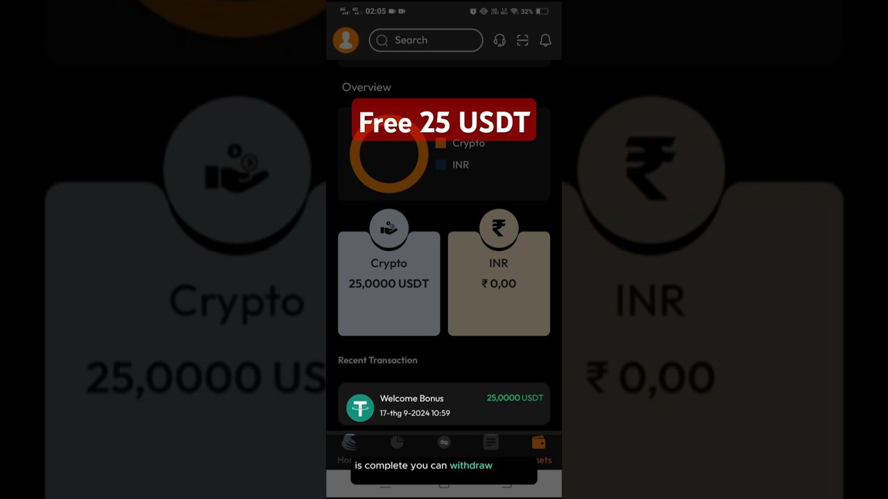 Free 25 USDT Bonus - Crypto No Deposit Bonus| Ends October 9, 2024 | FXMC #cryptocurrency #freeusdt