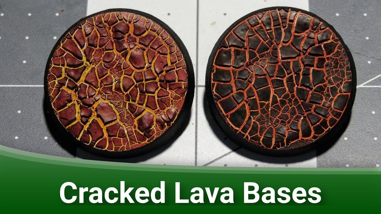 Cracked Lava Bases | Painting Guide