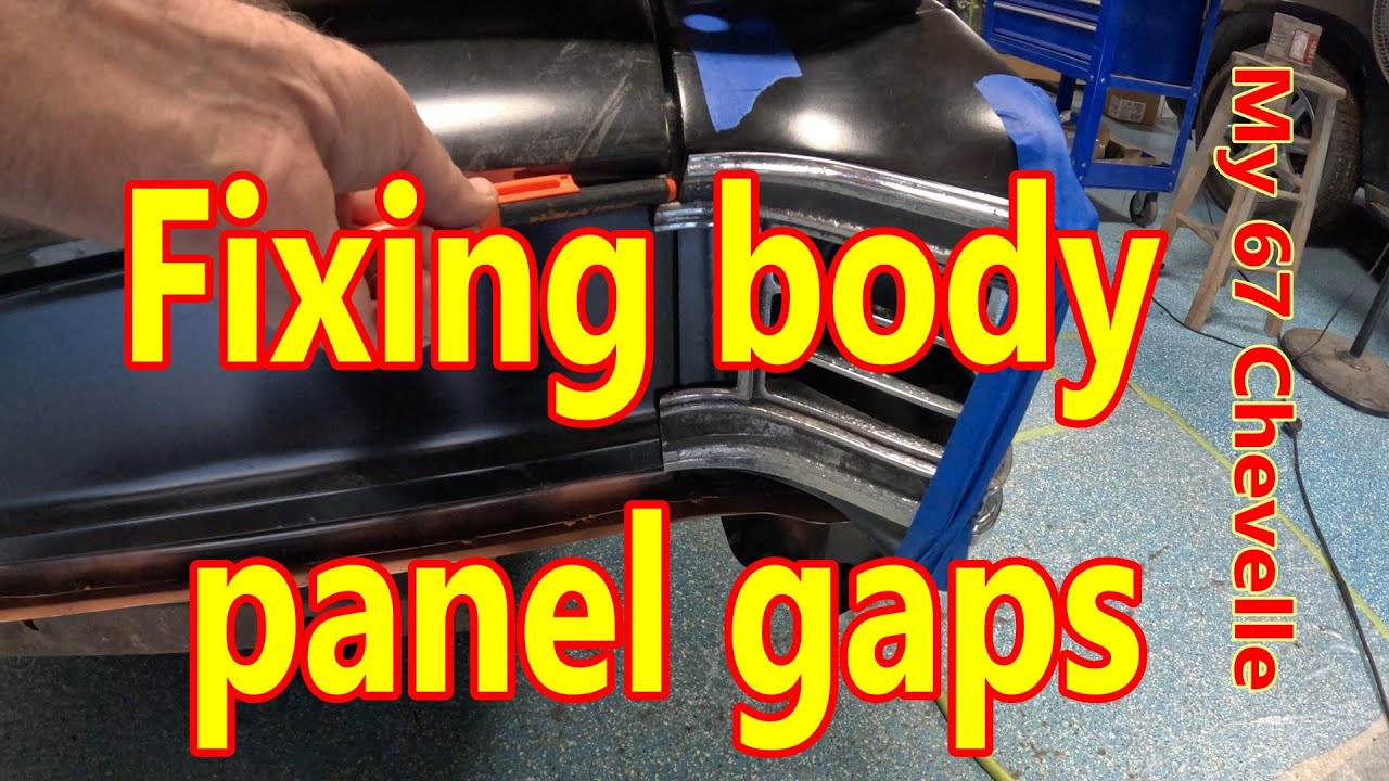 #123 My 67 Chevelle  Fixing rear body panel gap